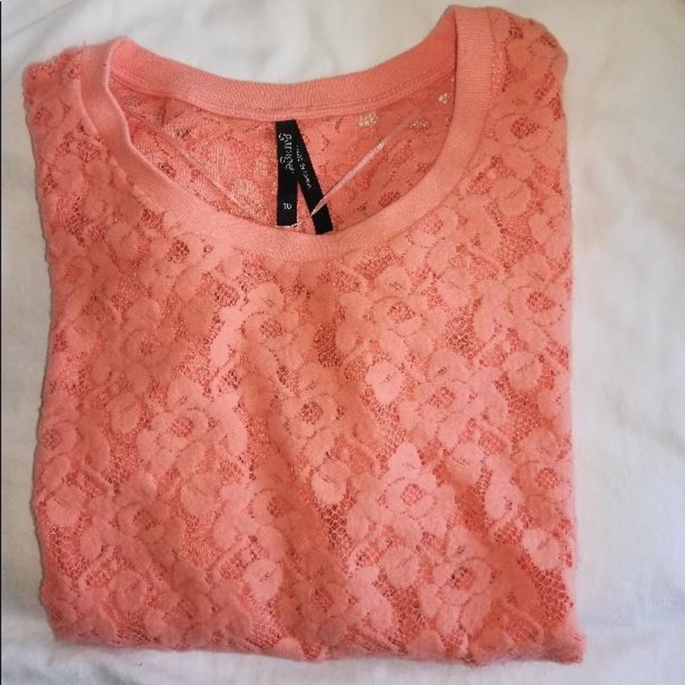 Lace sweatshirt